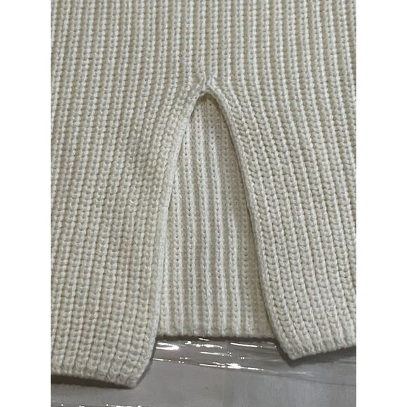 Armani Exchange Cream Knit Mock Neck Sweater xs - Certilogo Authenticated - Picture 11 of 11